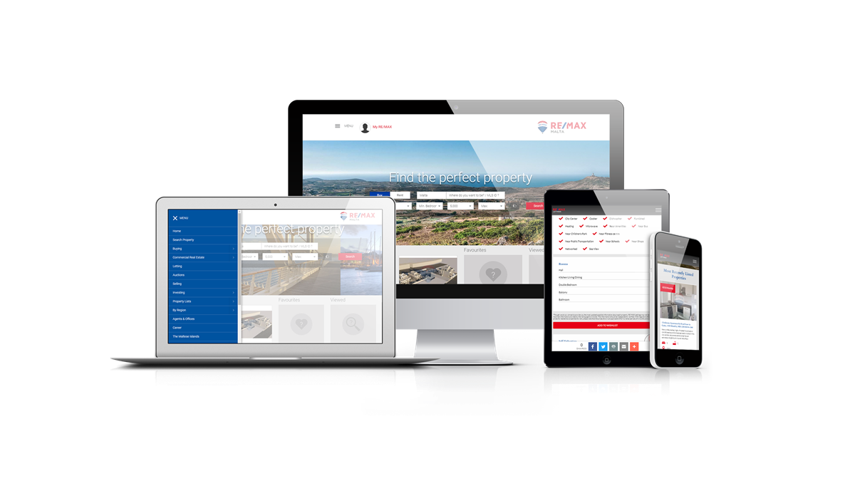 Remax Malta - Web Design & Development / Web Hosting & Domain Names / System Integration & Migration / Custom Web Application Development / Support & Maintenance